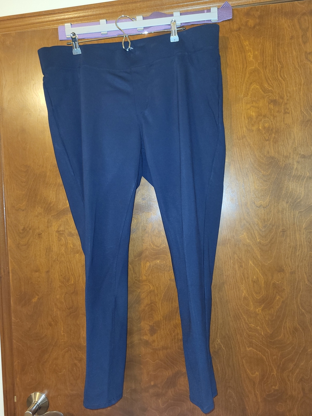 St. John's Bay Navy Skinny Leg Ponte Pants